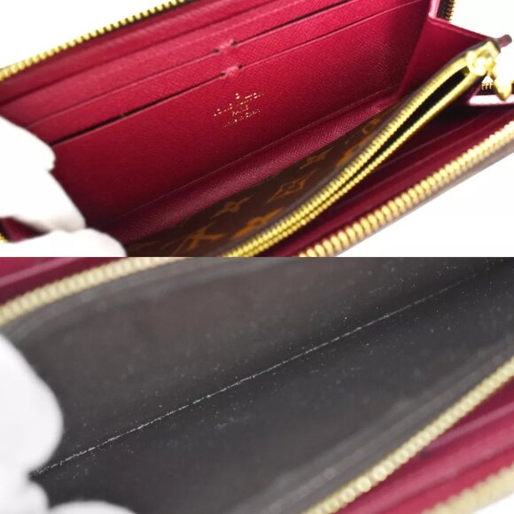 LOUIS VUITTON Portefeuille Clemence Long Wallet Monogram Brown M60742 35YB631 - Picture 13 of 13